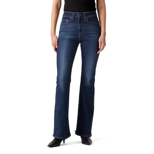 Levi's Women's 726 High Rise Flare Jeans (Also Available in Plus), (New) Eternal Indigo Dark (Stretch), 27 Short