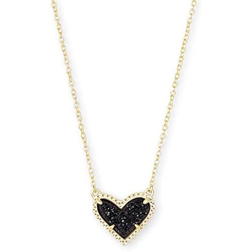 Kendra Scott Ari Heart Adjustable Length Pendant Necklace for Women, Fashion Jewelry
