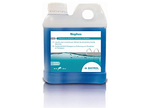 Bayrol Concentrado para Eliminar fosfatos Piscinas Nophos 1 l Cover