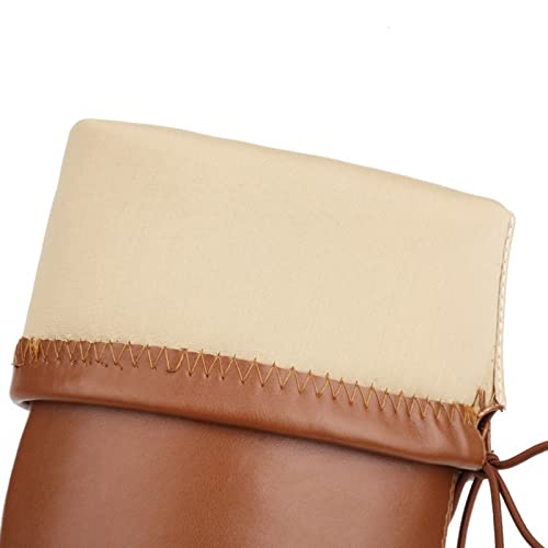 Cuissardes avec talons épais de 7,5 cm et tige extensible - 2