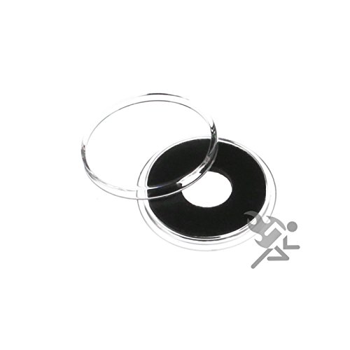Air-tite 11mm Cápsulas para Moneda Anillo Negro, Paquete 10 miniatura 1