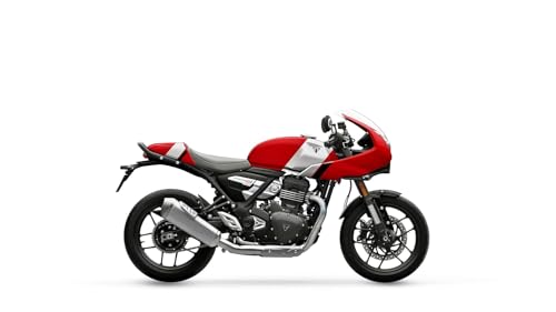 Image of TRIUMPH Thruxton 400 (349 CC) Motorcycle /Bike Lava Red Gloss Booking for Ex-Showroom Price