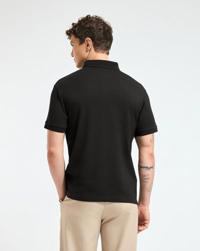 Image of Wellbi Eco-Friendly Bamboo Polo T Shirt | Mens Stylish Casual Regular Fit | Comfortable Soft | Trendy Breathable Lightweight | Quality Modern Essential Fashion