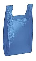 Algopix Similar Product 18 - SSWBasics Plastic Shopping Bags Blue