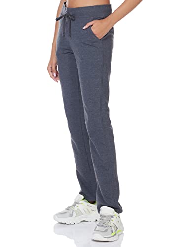 Hanes Women's French Terry Pant, Charcoal Heather, Large #TOP1