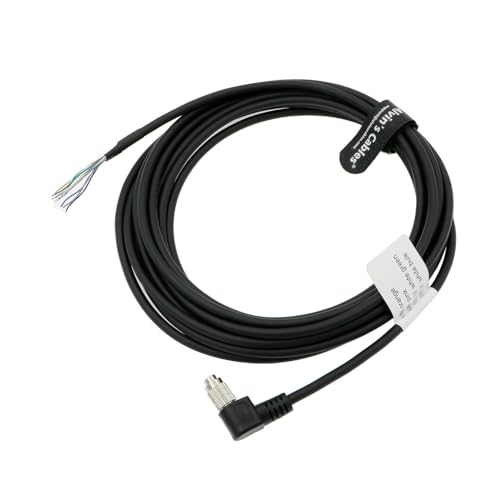 Alvin's Cables Hirose 8 Pin Female HR25-7TP-8S Right Angle to Open End High Flex Cable for IDS, DAHENG Imaging, Allied Vision GigE Industrial Cameras 5m| 16.4ft by Alvin's Cables - Used condition - Image 4