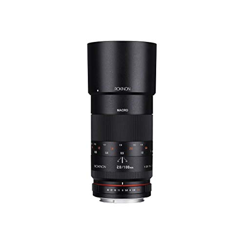 Rokinon 100mm F2.8 ED UMC Full Frame Telephoto Macro Lens for Sony E-Mount Interchangeable Lens Cameras by Rokinon - Used condition - US$256.59