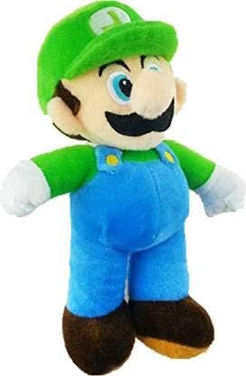 A Little Swag Super Cute Green Luigi Stuffed Toys, Plush Cartoon Characters Teddy Bear for Girls, Boys, Kids, Mario Fans, Birthday Gift, Theme Parties, Home Decor