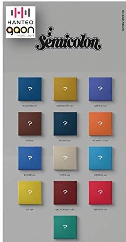 Seventeen Semicolon Random Ver Special Album Pre Order Cd Folded Poster Others With Tracking Extra Decorative Stickers Photocards Amazon Co Uk Home Kitchen