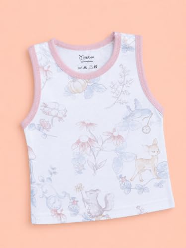 Image of Kidbea Kids Co-ord Set Printed Round Neck T-shirt /Top & Shorts Night Suit