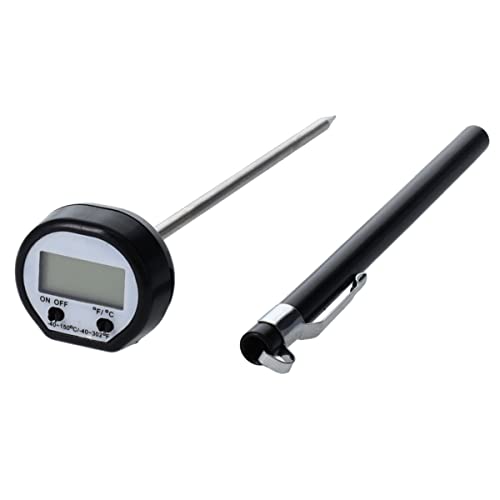RoadPro RPDT-300 Digital Pocket Thermometer, Black, 1 Count (Pack of 1)