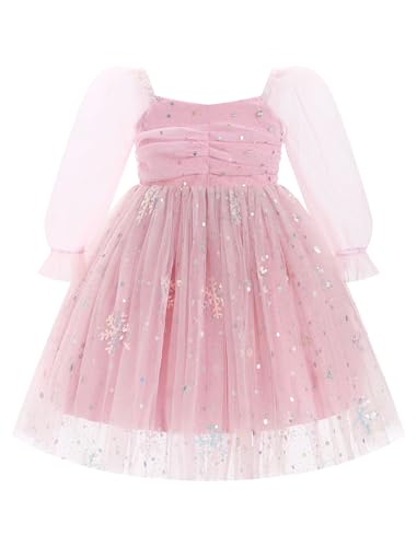 IMEKIS Flower Girl Dress Toddler Tulle Dress: 3rd 4th Birthd