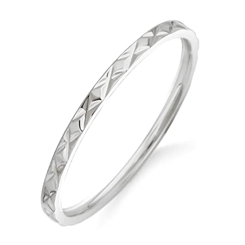 [BIJOUR] �r�W���[�� �X�e�����X �����A�����M�[ �����ςȂ� �����O �w�� ���ʃJ�b�g �A�N�Z�T���[ [�J���[�F�V���o�[] 09�� biri0126-sv-9