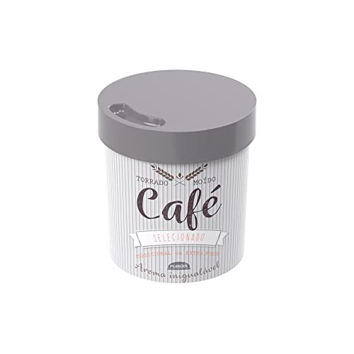 Conjunto de Porta Mantimentos 7 Peças, Cinza, Plasútil