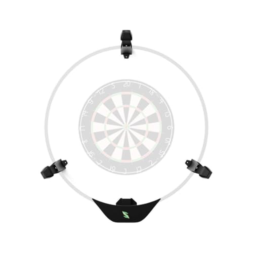Scolia Home 2 Dart-System - Autoscoring-Dartsystem elektronisch mit Wandmontage und Kamera Für Online- und lokale Spiele Turniermodus