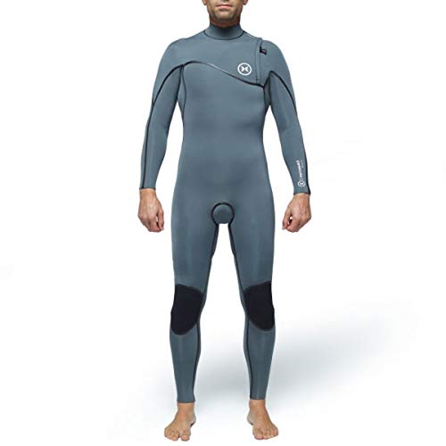 DEEPLY Traje de Neopreno para Surf Performance para Hombre con Manga Larga. Grosor 4/3 mm, con Sistema de Entrada Zipperless sin Cremallera, para Temperaturas de 10º a 14ºC