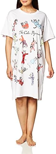Little Blue House by Hatley womens Crew Neck Sleepshirt nightgowns, The Cats Pajamas, One Size US