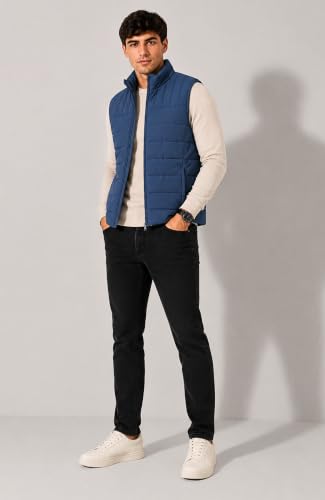 Image of SANE ORIGINALS Men's Sleeveless Puffer Jacket for Men, Water-Resistant Lightweight Winter Vest