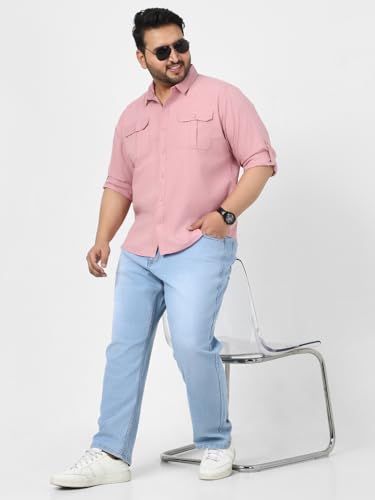Image of Urbano Plus Men's Cotton Full Sleeve Regular Fit Casual Solid Shirt