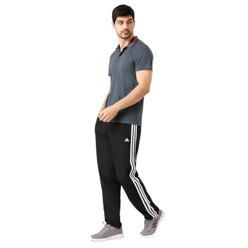 Image of Adidas Men's Solid Regular Fit Polo (DN3094 XXL Brired)