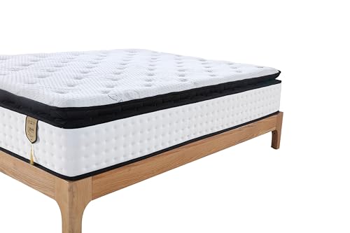 BSS BEDDING Matratze 200x200 H3 Paris Cashmere Taschenfederkernmatratze, 30 cm Höhe + integrierte Cashmere-Komfortauflage Topper, 7-Zonen, orthopädisch, Oeko-TEX, Allergikerfreundlich – Bild 4