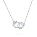 Bling Jewelry Obsession Handcuff Necklace CZ 925 Sterling Silver Secret Shades