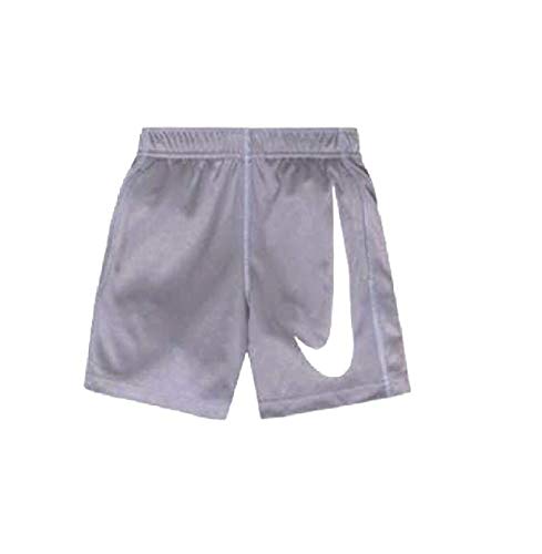 NIKE Toddler Kids Boys Performance Big Swoosh Shorts Cool Grey White 3T2