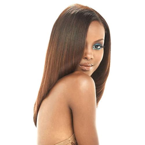 MilkyWay Human Hair Weave Pure Yaki 8' #1b