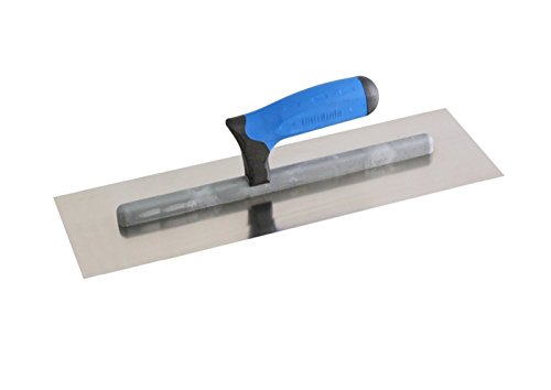 De acero inoxidable 40,64 cm ALBAÑIL llana 405 mm x 130 mm mango de goma (K0490) Cover