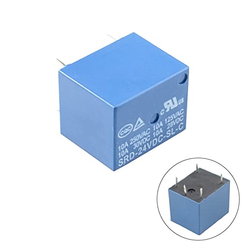 Relé SRD-24VDC-SL-C con conmutación estable de 5 pines para automatización segura 5