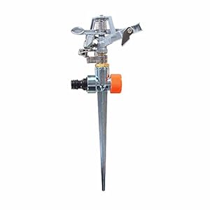 Siena Garden Impuls-/sectorsproeier, sprinkler, zilver, 29 x 12 x 5 cm, 399837