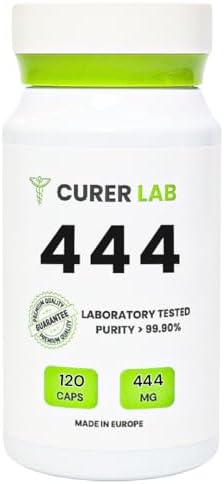 CURER LAB F-zole 444 mg | 99.90% Purity | 3rd-Party Lab-Verified | 120 Capsules