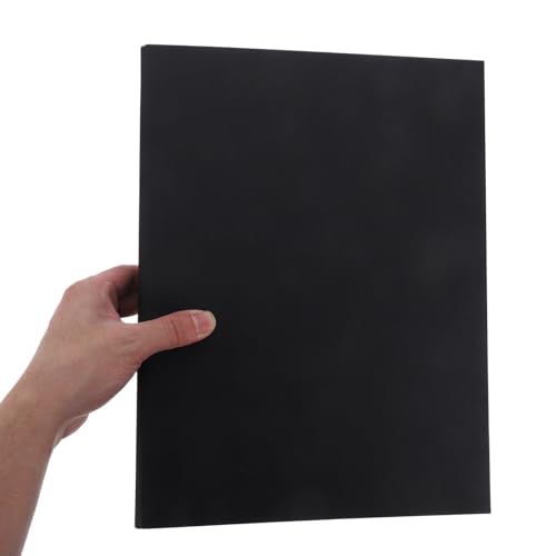 Carpeta de 6 anillas A4 de papel kraft negro GALPADA para organizar notas y documentos diarios 4