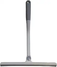 Rodo Limpa Vidro Espelho Silicone Raspador Da Limpeza 360° (Cinza)