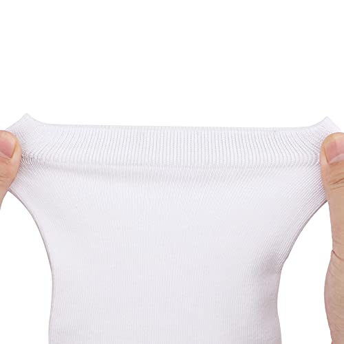 DRESHOW Plus Size Thigh High Socks Striped Over Knee Long Boot Stockings Knee High Tube Socks Leg Warmers for Women3