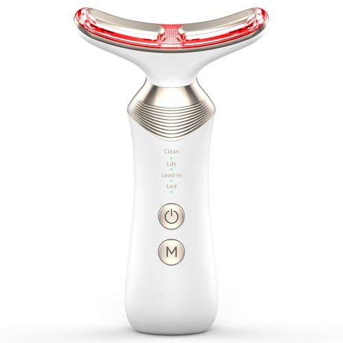 4 in 1 Facial Massager for Face and Neck, Gold 3