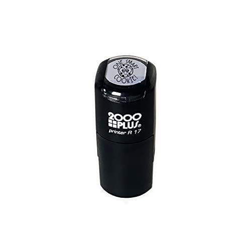 One Smart Cookie Stamp / 2000 Plus Self Inking Teacher Food Themed Treat Stamper / 9/16' Small Black Imprint Planner Worksheet School Homework Classroom Stamp