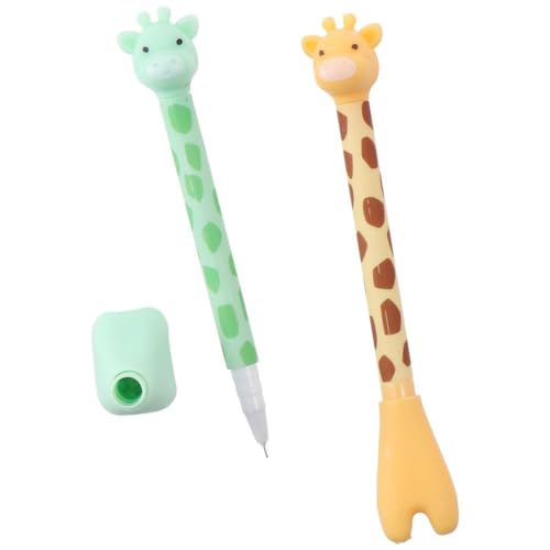 Set de 12 bolígrafos de gel con diseño de jirafa miniatura 4