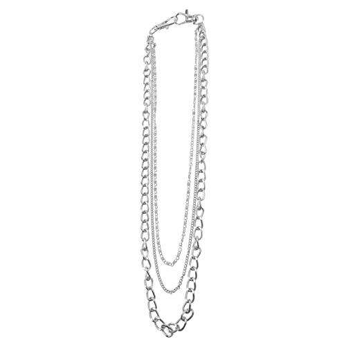 BESTYASH 2pcs Unisex Metal Pant Chains Punk Style Personality Accessory for Men and Women and Fashionable Jean Chains for Casual Wear and Everyday Use