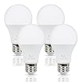 Simba Lighting LED A19 Light Bulbs (4 Pack) 9W 60W Equivalent Standard Size Energy Efficient for Home Applications, E26 Medium Base, 5000K Daylight