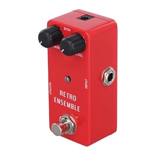 【Multiple Effects】This guitar effect pedal combines wah, distortion, overdrive, delay, reverb, and compressor functions, offering a wide range of sound effects for players. 【Compact and Portable】With a small size and lightweight design, this pedal is...