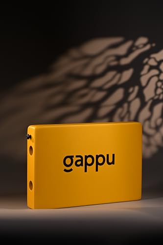 Image of JamBox with Strap - Yellow | Compact Hand Drum with Rich Bass & Adjustable Snare | Portable Percussion Acoustic Musical Instrument | Ideal for Travel Beat Box & Jamming Sessions