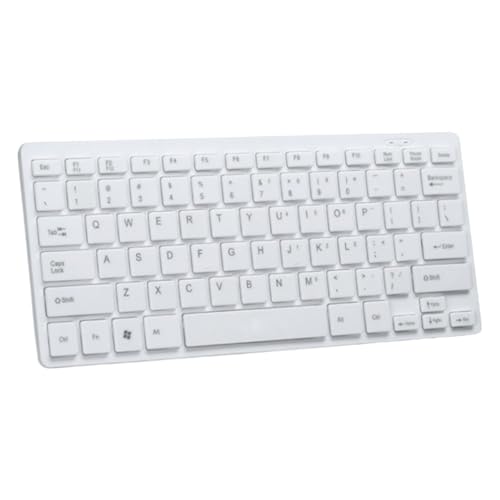 Teclado para computadora portátil: Escritura silenciosa y Estable con Cable, Teclado USB Plano ergonómico, Uso versátil ultradelgado | para teletrabajo, Mesa de café, Viajes Digitales Diarios