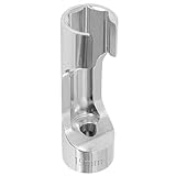 JEUCLEL 19mm 3/8' Drive Diesel Injector Fuel Line Socket Wrench, Flare Nut Socket for Fastener on Bent Pipes, Wired Temperature Sensors, EGT Sensor, Thermo Switches, ABS Tubes, Strut Nut