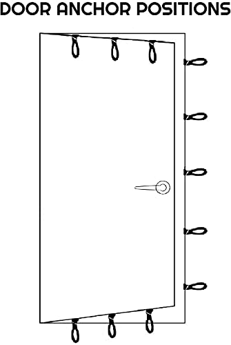 2Pcs Gym Fitness Resistance Bands Door Anchor, Foam Door Anchor For Yoga Pilates Fitness Bands #TOP6