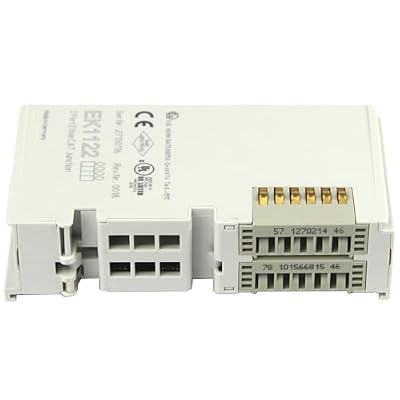 وحدة طرفية للطاقة EK1122 متوافقة مع وحدة توصيل EtherCAT ثنائية المنفذ BECKHOFF EK1122