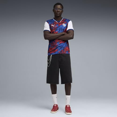 PUMA Men's Christian Pulisic 10 Passion Jersey, Elektro Blue- Red- White SS26, Medium Cp 10 Us Passion Jersey - image 5
