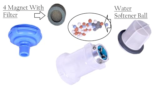 SANAVYA Magic Tap Filter/Round Tap Filter for Fully Automatic Top Load Washing Machine/Dust Filter/Lint Filter/Waste Collector/Drain Jali for Washing Machine (Tap Filter 10 cm for Blue Pipe Only)