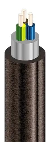 EDELIZON Erdkabel NYY-J 25m 3x1,5 mm² | VDE Starkstromkabel | Verwendung bei Elektroinstallation, im Innen- und Außenbereich, bei direkter Verlegung im Erdreich