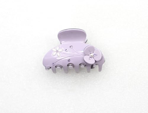 Pinzas de pelo de acrílico con cristales Swarovski legítimos y diseño floral exclusivo 2